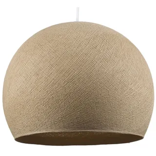 Creative Cables Kuppelförmiger Lampenschirm Aus Draht-100% Handgefertigt-größe M 35 Cm - Sand Polyester - One Size