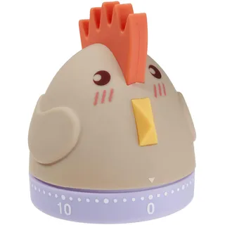 TFA HAHN Küchenwecker mechanischer Kurzzeitmesser L 62 x B 60 x H 73 mm Braun