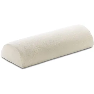 TEMPUR Universalkissen aus Memory Foam, 50 x 20 x 10 cm, Beige | Halbrundes Stützkissen zur Druckentlastung und ergonomischen Unterstützung für Knie, waschbarer Bezug