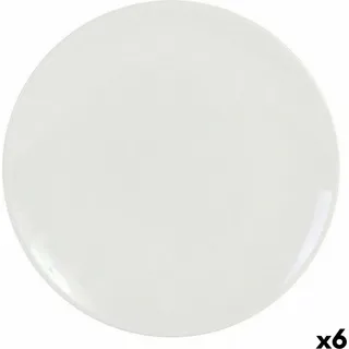 La Mediterránea Essteller GR39659 Elfenbeinfarbenes Steingut (6 Stück) (26 cm)