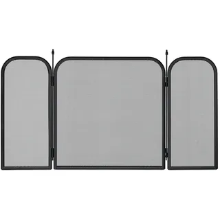 Relaxdays Funkenschutzgitter schwarz