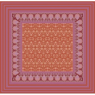 Bassetti MIRA Tischdecke aus 100% Baumwolle, Twill- Gewebe in der Farbe Rot R1, Maße: 110x110 cm - 9326088