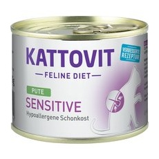 6 x 185g Kattovit Sensitive Conserve Hrană umedă pisici - Curcan