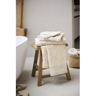 Pip Studio Jasmin Jaquard Duschtuch 70 x 140 cm sand