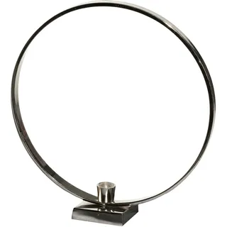 Creativ home Kerzenhalter "Stabkerzenhalter OPUS, aus Aluminium" in runder Form, silberfarben