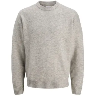 Jack & Jones Soho Ollie Pullover - Light Grey Melange - 3XL
