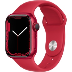 Bild von Watch Series 7 GPS 41 mm Aluminiumgehäuse (product)red, Sportarmband (product)red