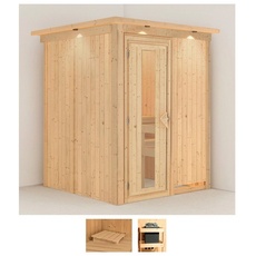 Bild Sauna »Norma«, (Set), ohne Ofen beige