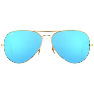 Ray-Ban Aviator Flash Lenses RB3025 112/17 55-14 gold/blue flash