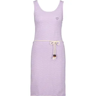 Sommerkleid ALIFE & KICKIN, Damen, Gr. XL, Normalgrößen, lila (digital lavender), 60% Baumwolle, 40% Polyester, Rundhals, Kleider Sommerkleid