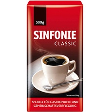 Bild von SINFONIE CLASSIC Kaffee, gemahlen Arabica- und Robustabohnen kräftig 500,0 g