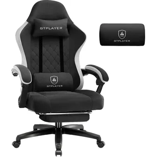 GTPLAYER Stoff Schwarz