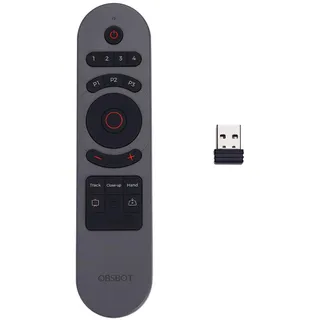 OBSBOT Fernbedienung für die Tiny-Serie Webcam2.0, für OBSBOT Tiny 2, Tiny 4K, Tiny 2 Lite und UVC zu HDMI-Adapter der 2. Generation verwendet.