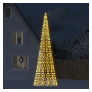 vidaXL LED Weihnachtsbaum 500 cm Warmweiß
