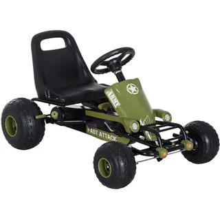 Homcom Go Kart grün (99x65x56cm)