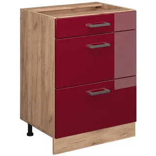 Vicco Schubladenschrank R-Line 60 x 46 x 81,5 cm Rot