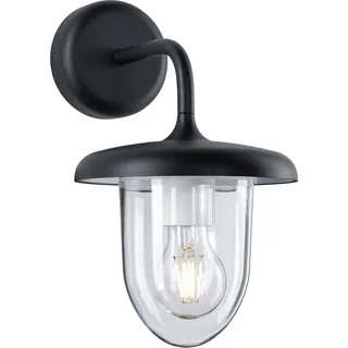 Paulmann Außenwandleuchte Aluminium 30,5 cm E27 IP44 seewasserresistent grau