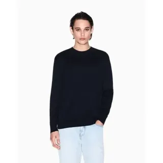 A|X Armani Exchange für Herren. XM000338AF12291UB101 Marineblauer Pullover mit Rundhalsausschnitt (S), Lässig, Baumwolle