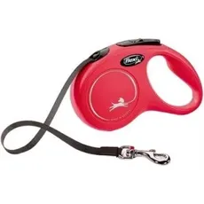 Flexi Einziehbare Hundeleine New Classic S (Hund, Hundesport), Halsband + Leine