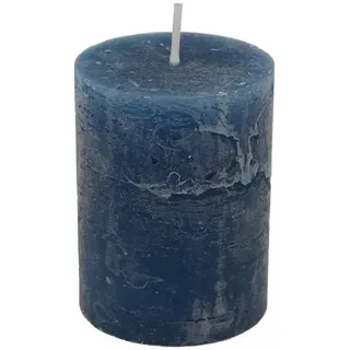 Ambia Home Stumpenkerze , Petrol , Naturmaterialien , rund , 9 cm , ohne Palmöl , Dekoration, Kerzen & Kerzenhalter, Stumpenkerzen