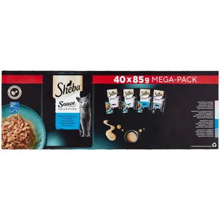 Sheba Sauce Collection Fischaromen 40 x 85 g
