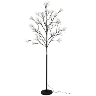 Ambia Home Dekobaum , Schwarz , Metall, Kunststoff , Uni , 5 mm , Baum , 150 cm , stehend, zum Stellen , Dekoration, Dekofiguren & Skulpturen, Dekoobjekte