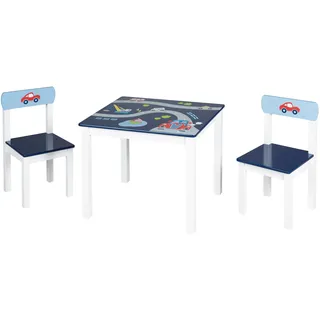 roba Kindersitzgruppe Rennfahrer blau lackiert