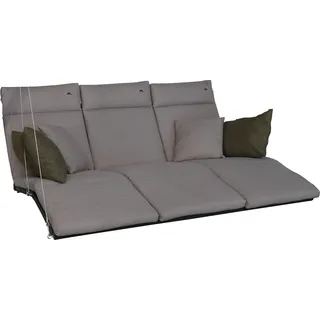 Angerer Freizeitmöbel GmbH Hollywoodschaukel Auflage Lounge Smart - passend für viele 3-Sitzer Hollywoodschaukeln mit Fußteil - Schaukelauflage Made in Germany (Beige)