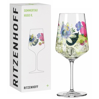 Ritzenhoff & Breker RITZENHOFF Sommertau Hugo Aperitifglas 500 ml - Serie - Motiv Nr. 10 mit buntem Stillleben - Made in Germany