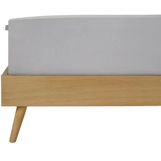 SCHIESSER Spannbettlaken Jersey-Elasthan 100 x 200 cm Hellgrau