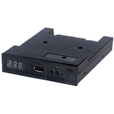 Gotek SFR1M44-U100 Diskettenlaufwerk,Diskettenlaufwerk-Emulator, USB Diskettenlaufwerk, 3,5", 1,44 MB USB SSD Floppy Emulator, Schwarz