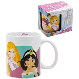 Keramikbecher, Prinzessinnen, Disney, Becher, 310 ml, in Box