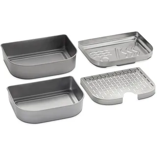 Weber Grillschale 24,5 x 33 cm Edelstahl silber