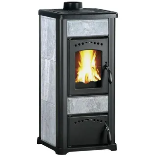 Wamsler Romantik Gusseisen Schwarz/Abdeckplatte Speckstein