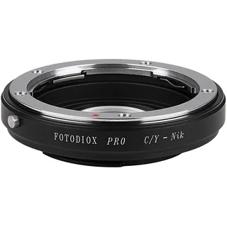 Fotodiox Pro Lens Mount Adapter Compatible with Contax/Yashica (CY) Lenses on Nikon F-Mount Cameras