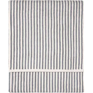 Yard Hebden Badetuch – Ultra Weich 100% Baumwolle Frottee Gestreift Luxus Badezimmer Handtuch (Grau – 70x130cm)