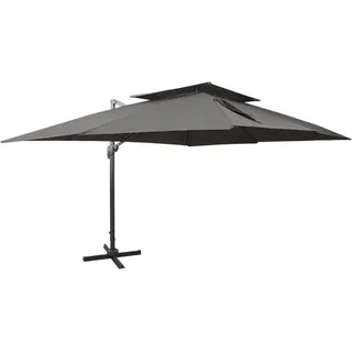vidaXL Ampelschirm Ø 300 cm Anthrazit