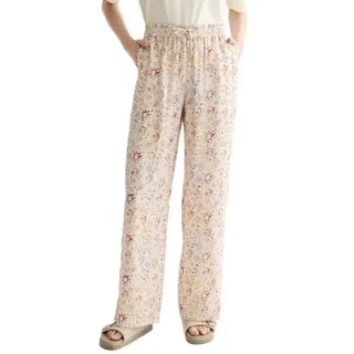 Scotch & Soda Gia Wide Leg Hosen - Cosmic Sky Eggnog - L - 32