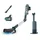 PowerDetect Speed Luxe Collection Clean & Empty Akku-Staubsauger Blau