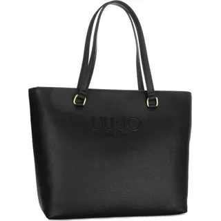 Liu Jo Black Tote Shopper Tasche - Schwarz