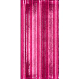 Egeria Combi Stripes Badetuch 70 x 140 cm rosa