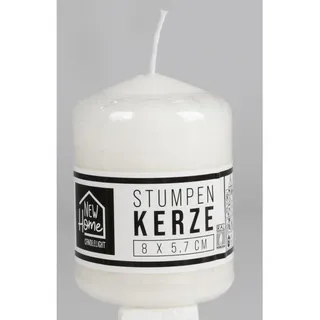 6 Stück Stumpenkerzen 5,7x8cm 6er Set Dekoration Adventskranz 20h Brenndauer neu