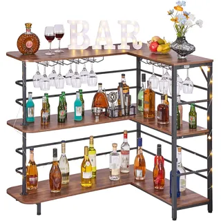 Vevor L-Förmige Hausbar 1200 x 900 x 1095 mm Holzwerkstoff