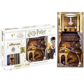 Revell Modellbausatz Tiny Adventures I Gringotts Bank Harry Potter I 3D Miniaturhaus I DIY Book Nook Holz Puzzle I Handgefertigtes Booknook für Sammler und Zauberei-Fans