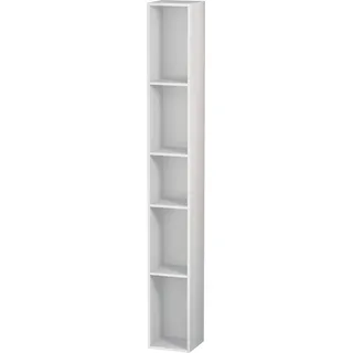 Duravit L-Cube Regalelement vertikal, 5 Fächer, 180x180x1400mm, LC120608585, Farbe: Weiß Hochglanz Lack