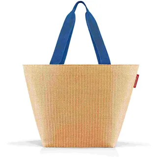 shopper M raffia blue