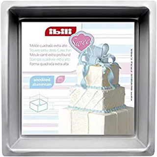 Ibili Extra hohe gerade quadratische Form 20 x 10 cm