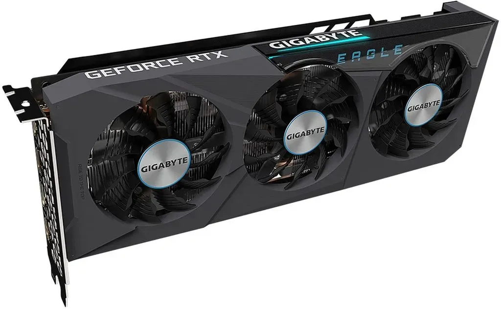 Bild von EAGLE GeForce RTX 3070 8G (rev. 2.0 NVIDIA. 8 GB. GDDR6