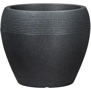 Scheurich Flow Ø 48 x 23,1 cm Stony Black