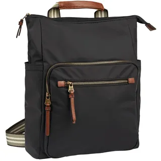 camel active Damen Rucksack aus Nylon Schwarz, Womenswear-M